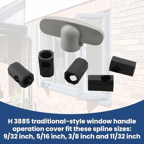 H 3885 Tee Window Crank Handle Operator Handle for Andersen Crank Handle,3/8"