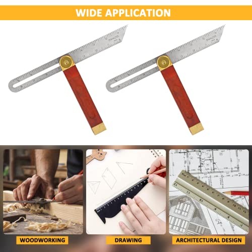 9 Inch Multi Angle Sliding T-Bevel Angle Ruler Protractor, 360 Degree