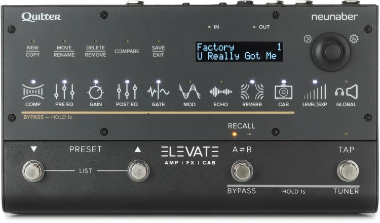 Quilter Labs Elevate Amplifier/Effects/Cabinet Emulator