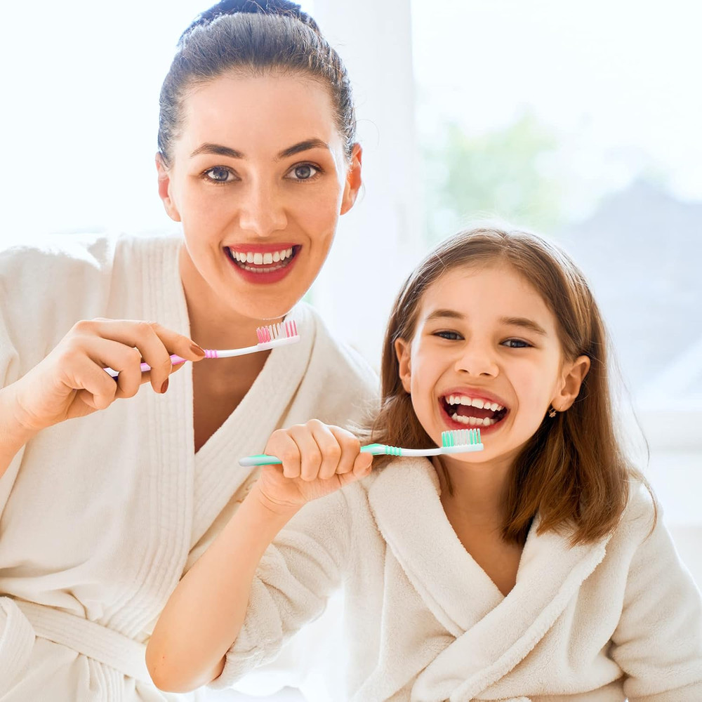 250 Packs Individually Wrapped Toothbrushes Disposable Bulk Toothbrushes Soft Br