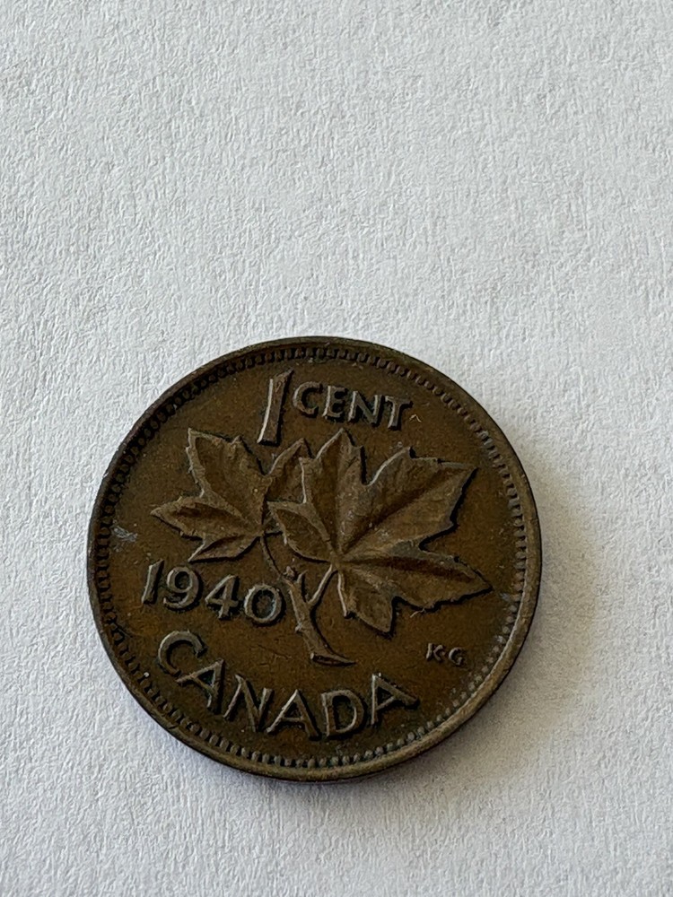 1940 King George Canadian Cent