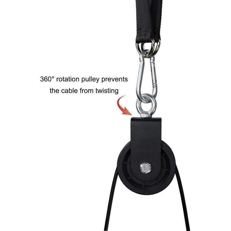 Pull Down and Lift Weight Pulley System Cable Machine Pulley Attachment Triceps