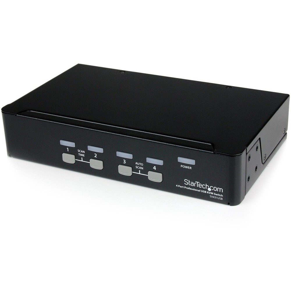StarTech SV431USB KVM Switch 4 Ports USB 1U Rackmount
