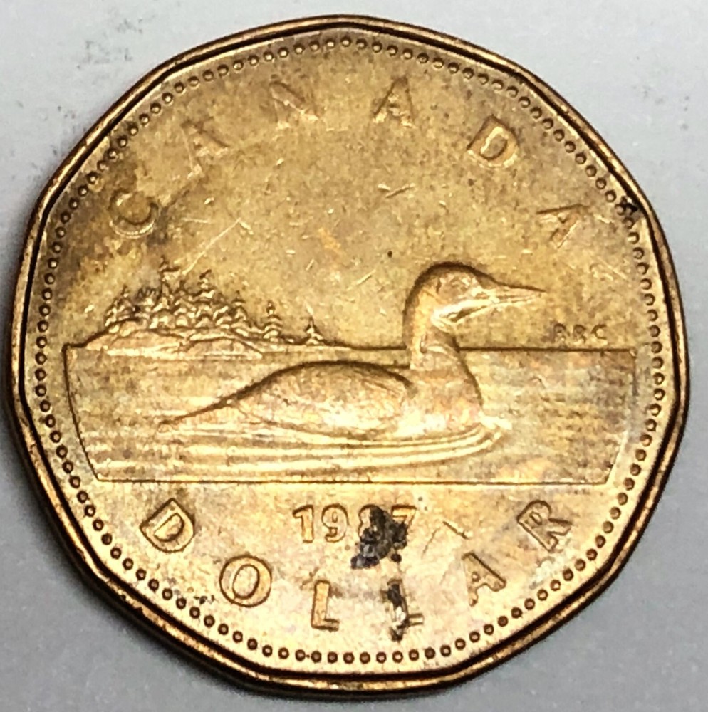 # C346   CANADA  COIN,    ONE DOLLAR   1987