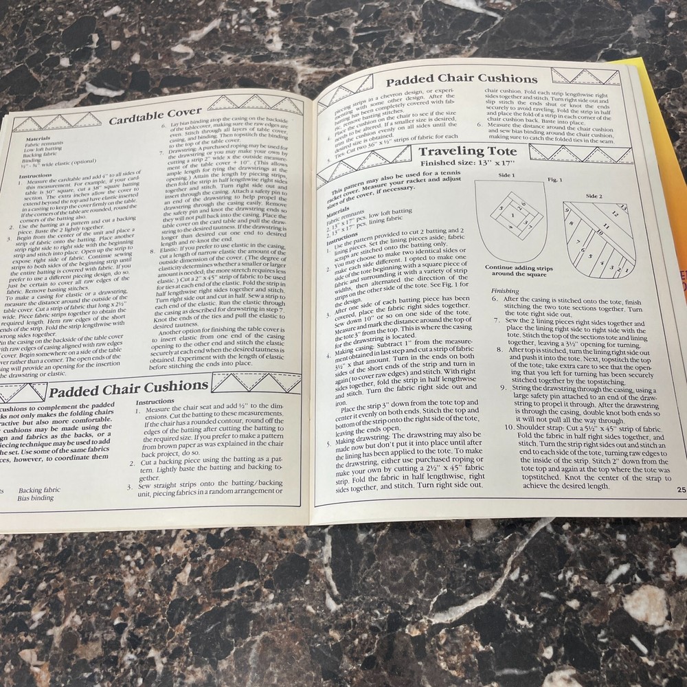 Quick Quilting Basics / Art Quilts for Kids Refrigeratr Blocks Patterns Projects