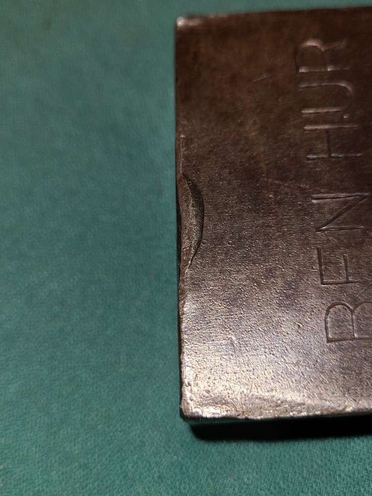 Vintage Ben Hur Embossed Hatchet Ax Axe Head Only