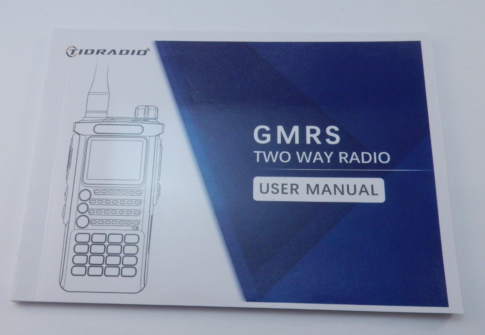 TIDRADIO GMRS User Manual Original
