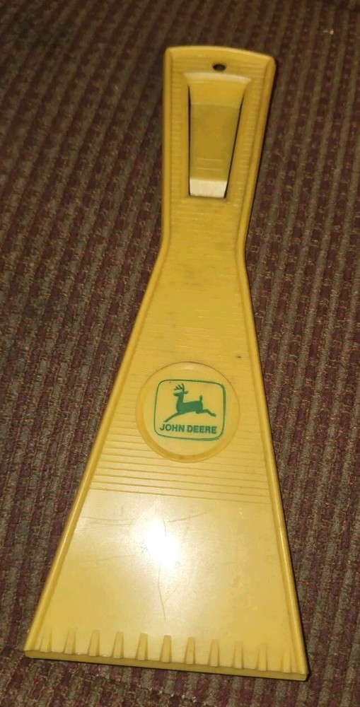 John Deere Dealer Ice Scraper Farm Machinery Implement