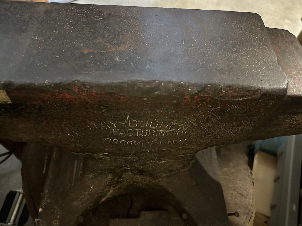 Hay Budden Anvil 254 Lbs. With Attachments