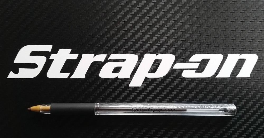 Strap on decal sticker tool box tool storage chest toolbox strap-on