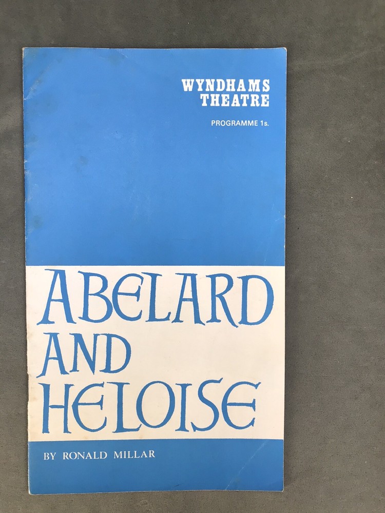 Abelard & Heloise Theatre Programme Diana Rigg
