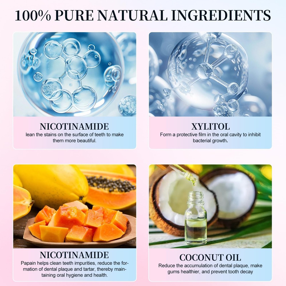 Niacinamide Whitening Toothpaste, Niacinamide Toothpaste, Effectively Whitens...
