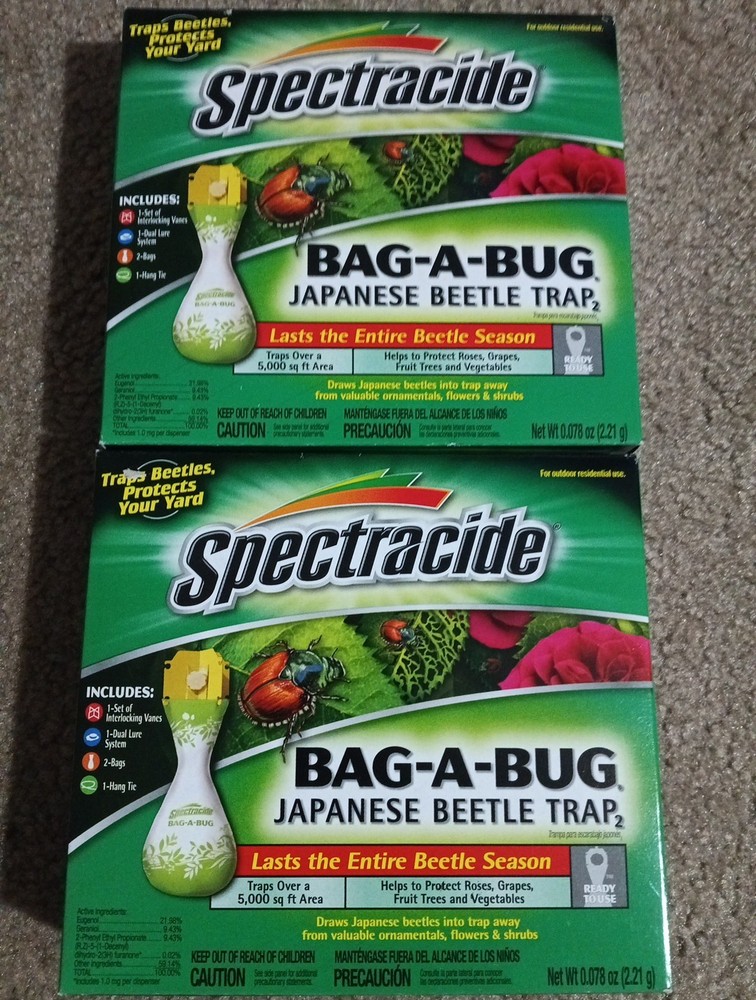 2 Pack Spectracide Bag A Bug Japanese Beetle Trap 16901