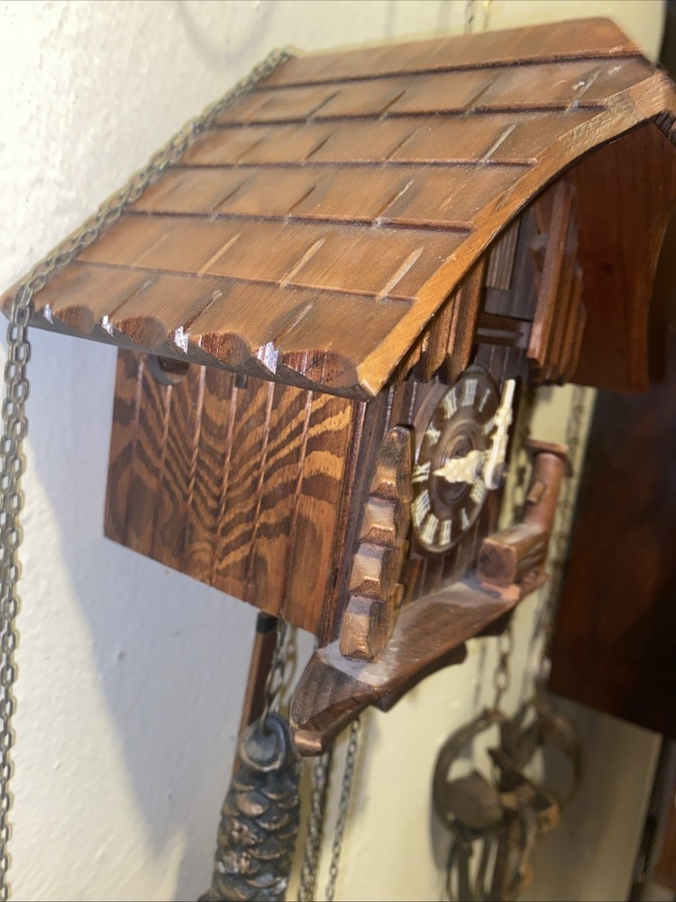 2 Smaller Size Working Coukoo Clocks ( Not Toy Size)