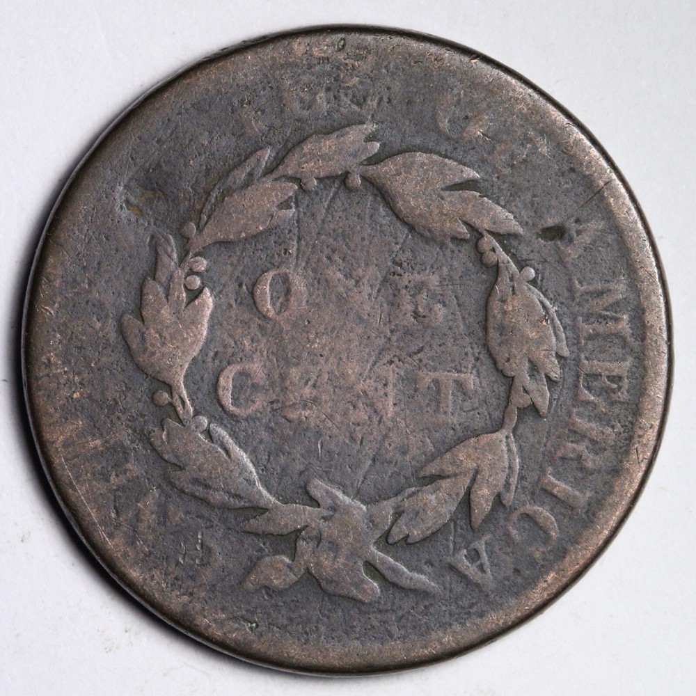 1819 Coronet Head Large Cent E311 VB