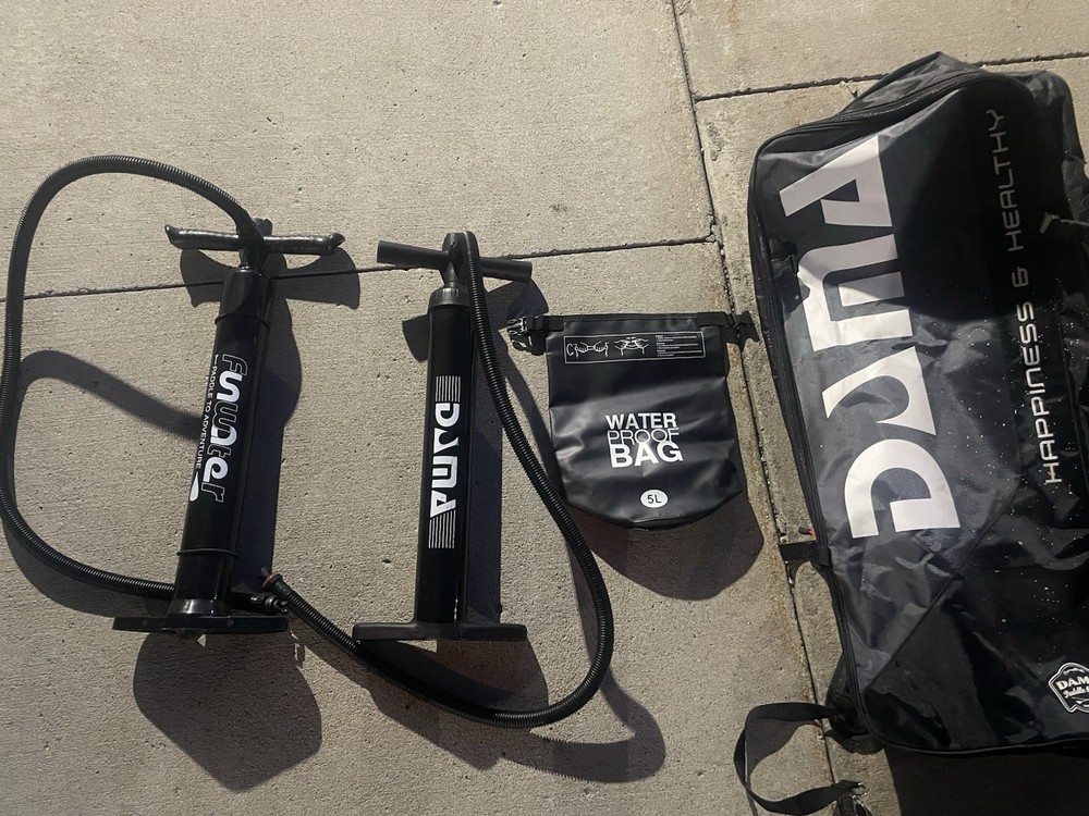 DAMA Paddle Board Pumps, Bag & Waterproof Bag