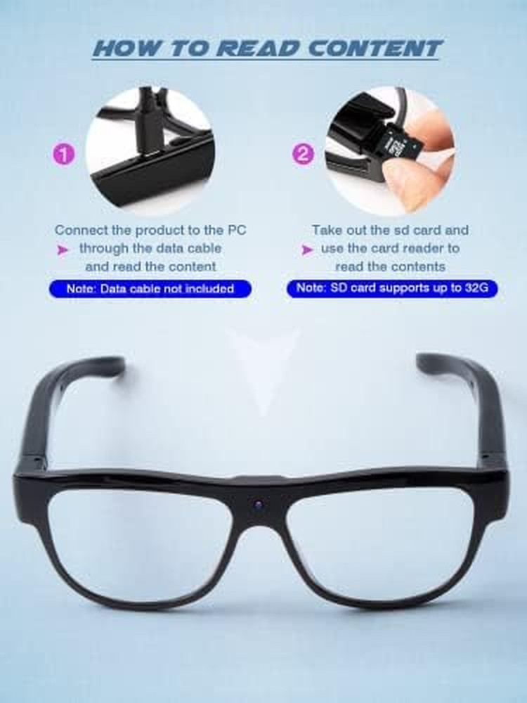 Camera Glasses 1080P HD