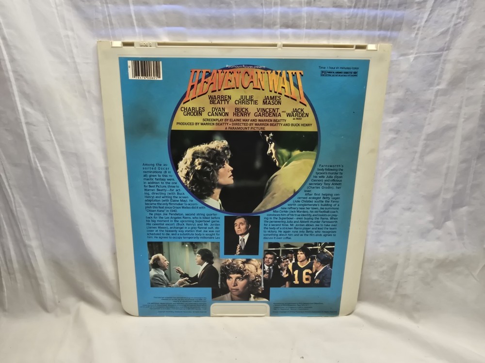Heaven Can Wait Ced RCA Spectravision VideoDisc