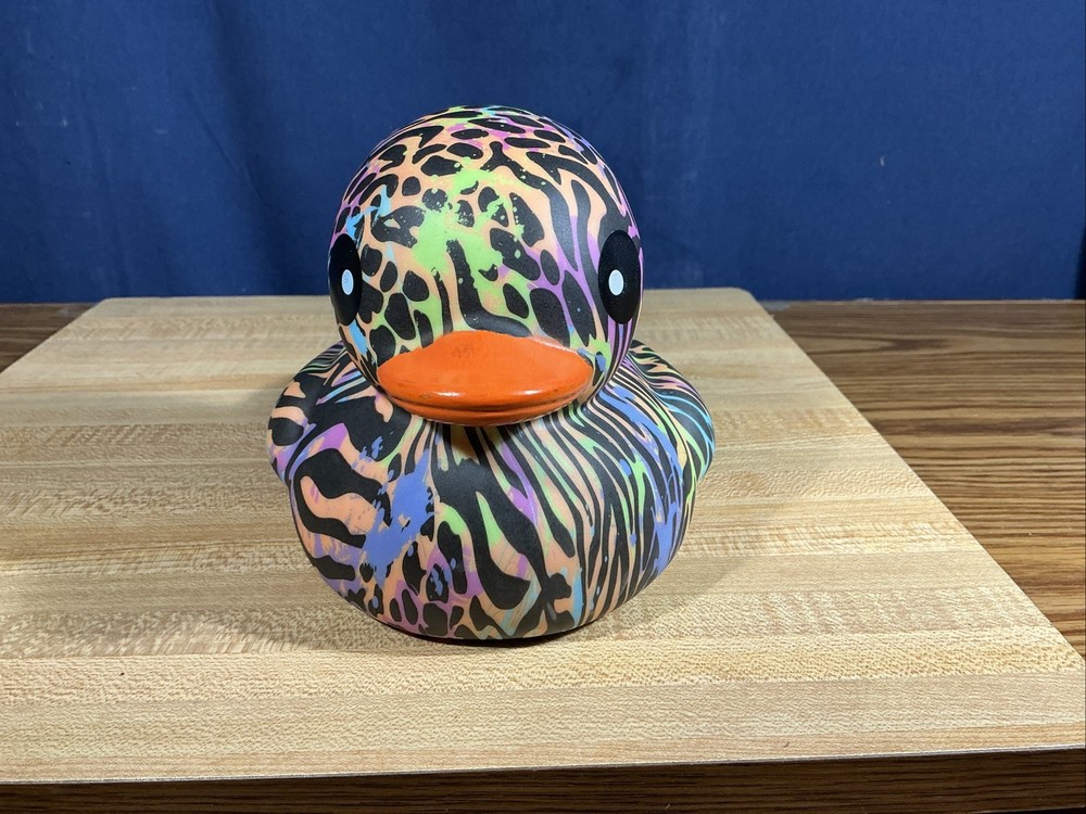 6" Rubber Duck Multicolor Print- By aaglobal 2023