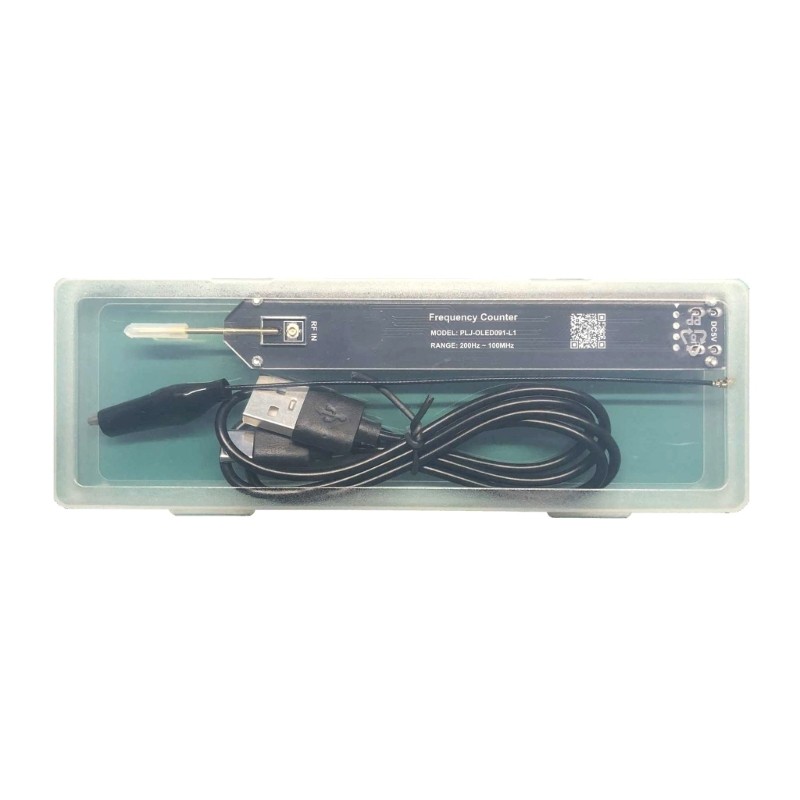 Handheld Frequency Tester Adjustable Gate Time MHz KHz Hz Mode High Sensitivity