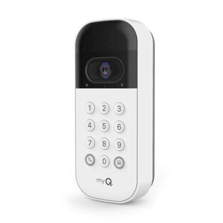 myQ Smart Garage Video Keypad & Power Adapter Kit Bundle