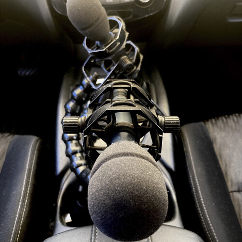 Flexible Cup-Holder Mic Mount Duo Rig