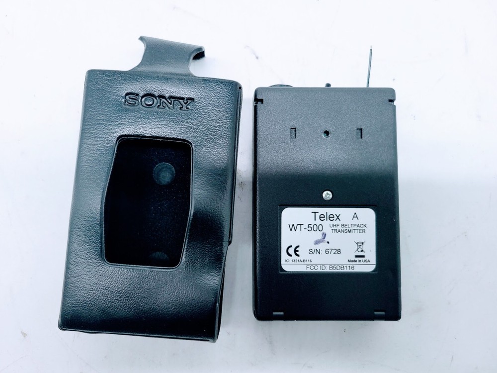 Telex WT-500 UHF Wireless Beltpack Transmitter Band A