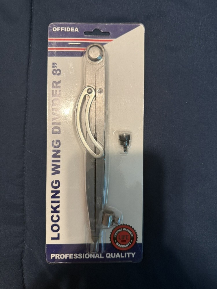 OFFIDEA PROFESSIONAL QUALITY LOCKING WING DIVIDER 8"