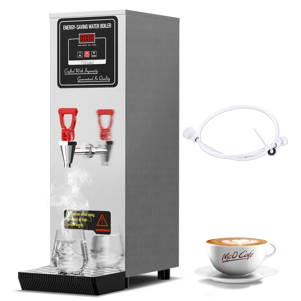 Vtsmax 2000W Commercial Hot Water Dispenser Countertop, 25L(6.6Gal) /H Energy