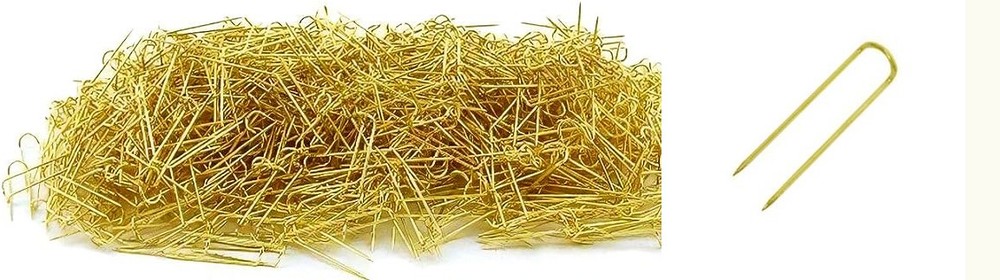 JSP®U' PINS - GOLDTONE / 1000 PC