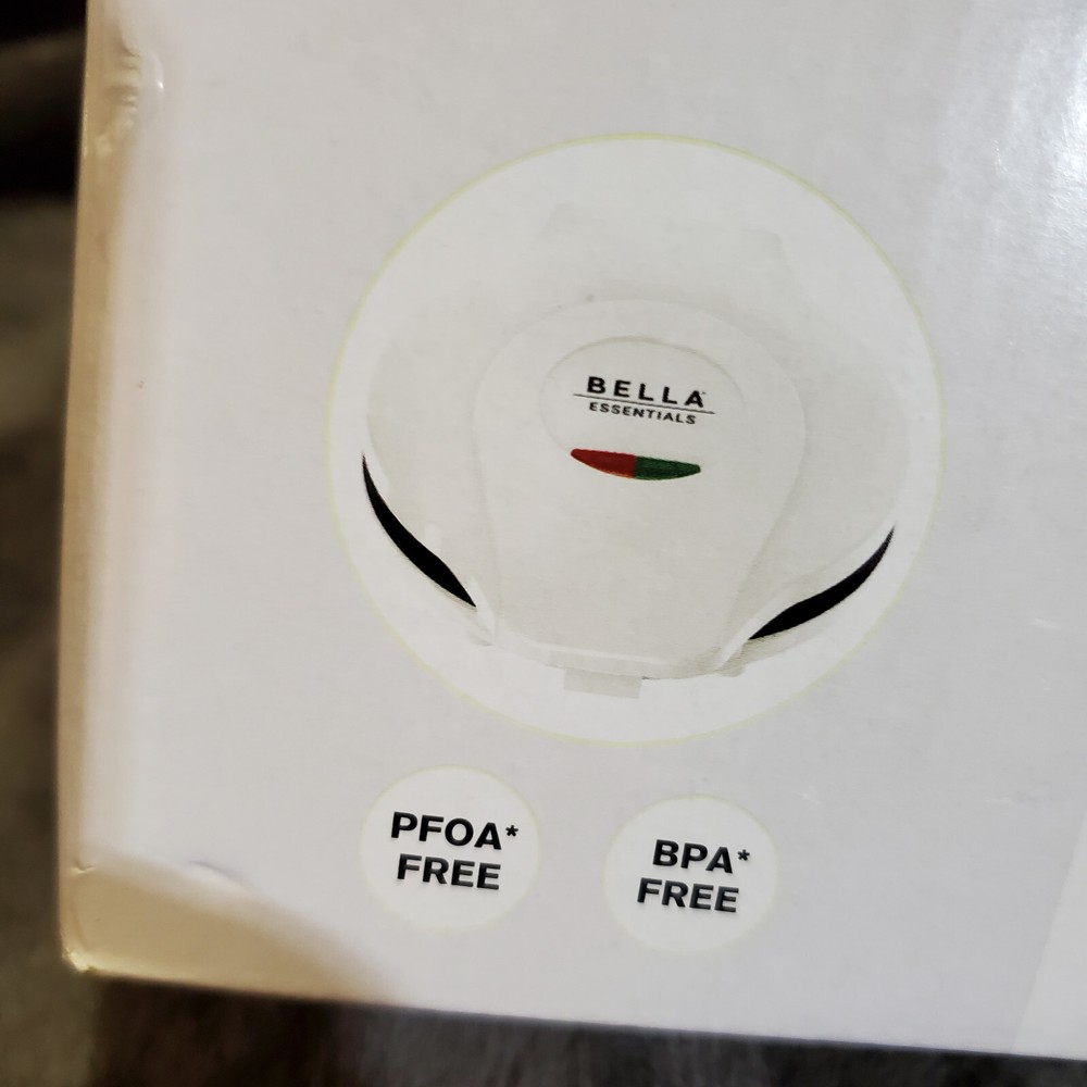 Bella Essentials Mini Donut Maker Easy Clean Nonstick Open Box