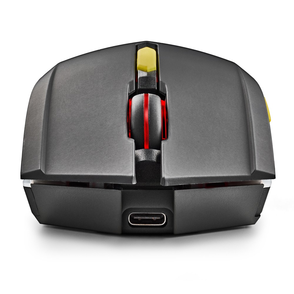 NGS GMX-200, Wireless Gaming Mouse with LED Lights, Black