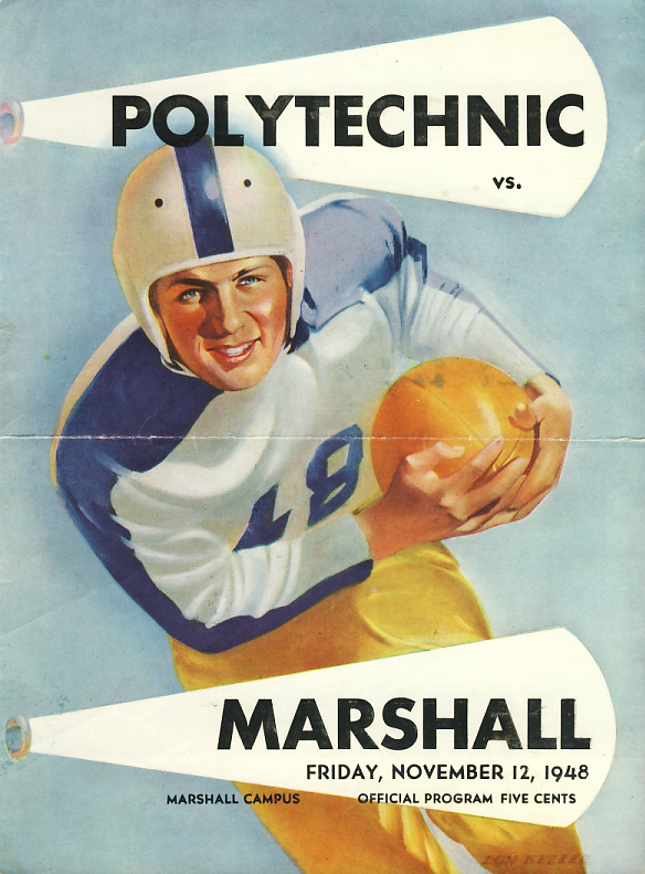 1948 Polytechnic v Marshall H.S. Program California