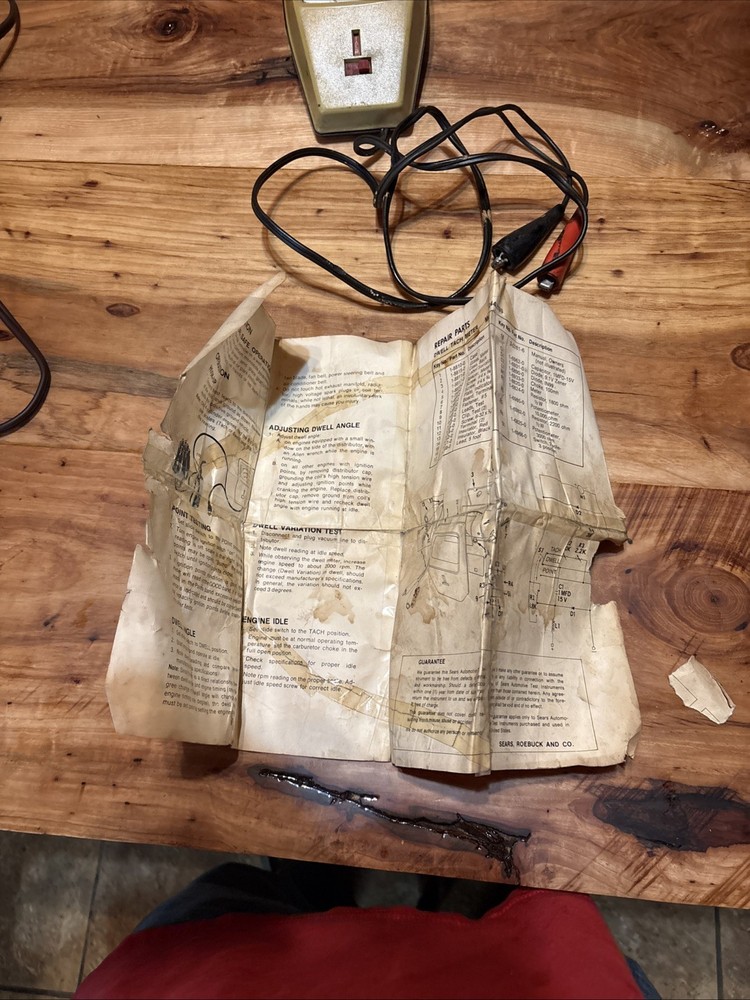 VERY Collectable SEARS Dwell Meter Features Tan/Brown Case &Two Settings