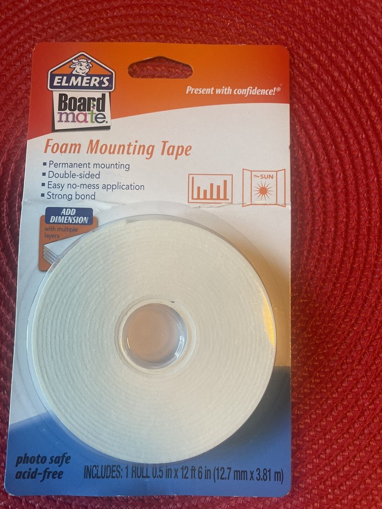 elmer’s board mate foaming minting tape