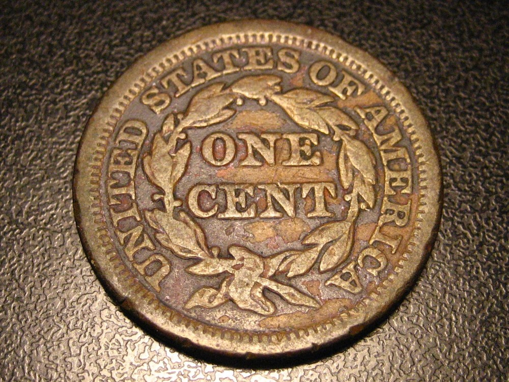 1848 Braided Hair Large Cent