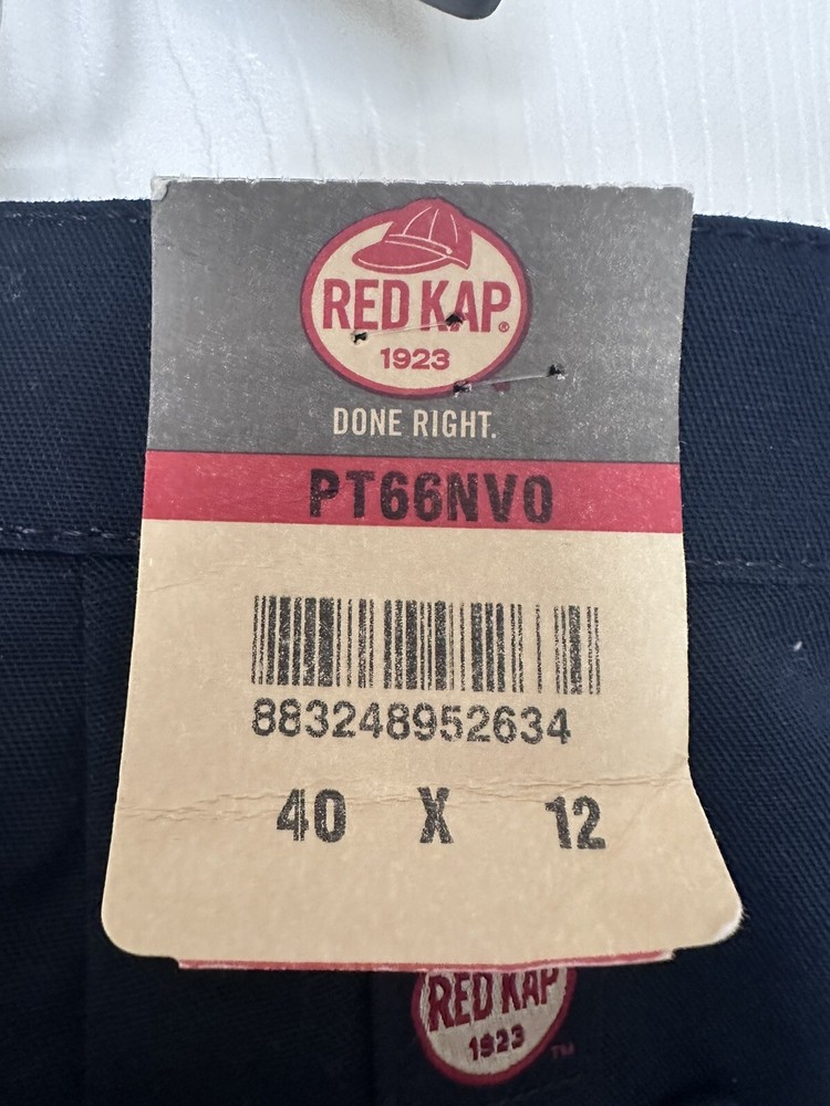 Red Kap Men's Cargo Shorts Size 40