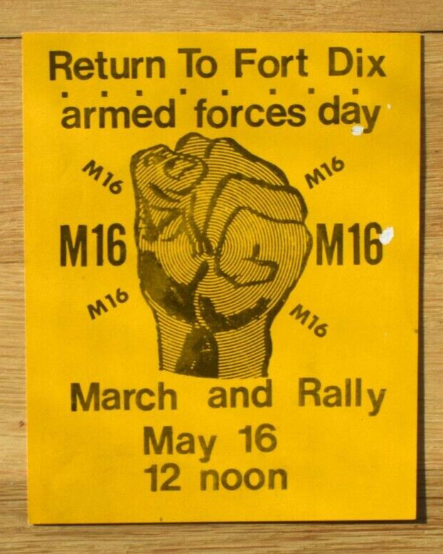 Return To Fort Dix Armed Forces Day Rally 1970 Mini Flyer