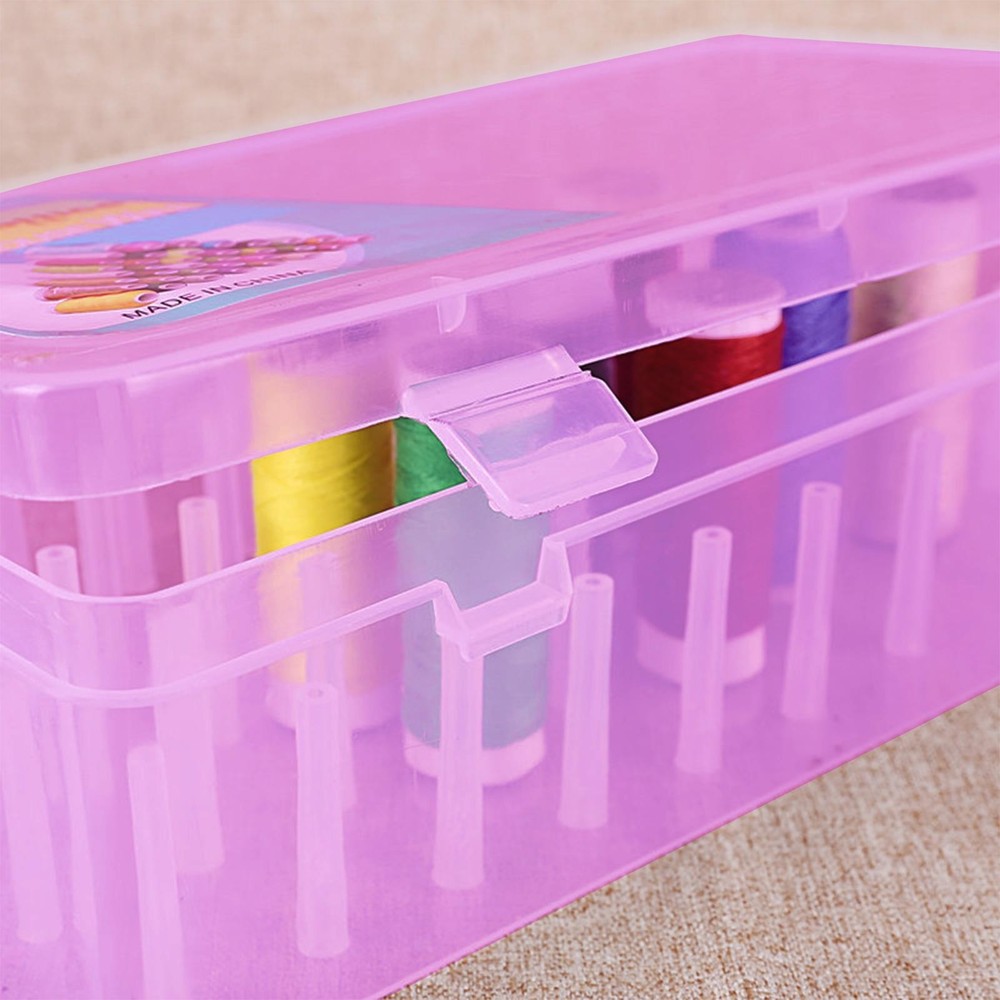 Sewing Thread Storage Box Sewing Reel Case Spool Thread Rack