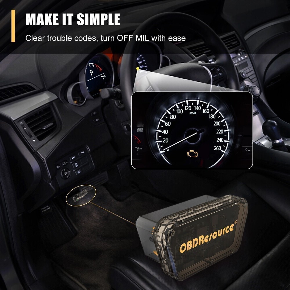 OBDII Diagnostic Code Reader Check Engine Scan Tool for Ford Explorer Mustang #a