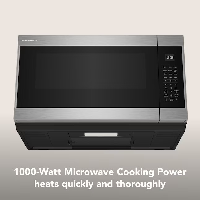 KitchenAid 1.9-cu ft Over-the-Range Microwave with Sensor Cooking
