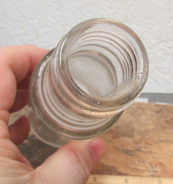 vintage ER Durkee Salad dressing bottle, missing cap & label, fun kitchen decor