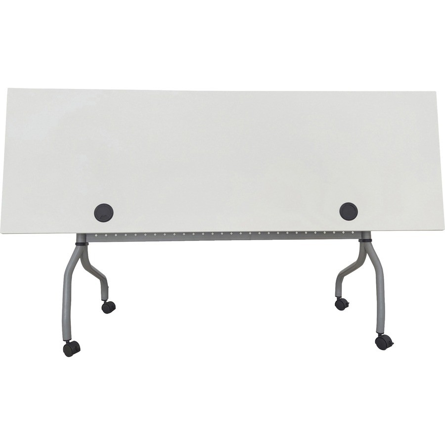 Lorell White Laminate Flip Top Training Table (llr-60743) (llr60743)