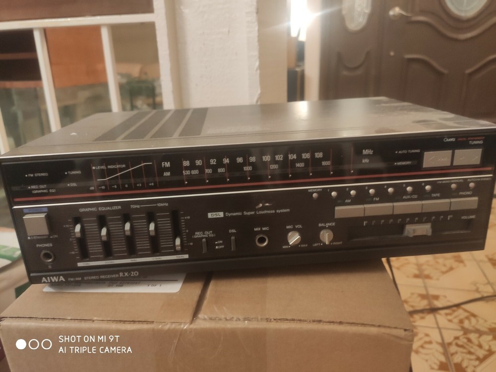 AIWA RX-20 20U FM/AM Stereo Receiver Made In Japan