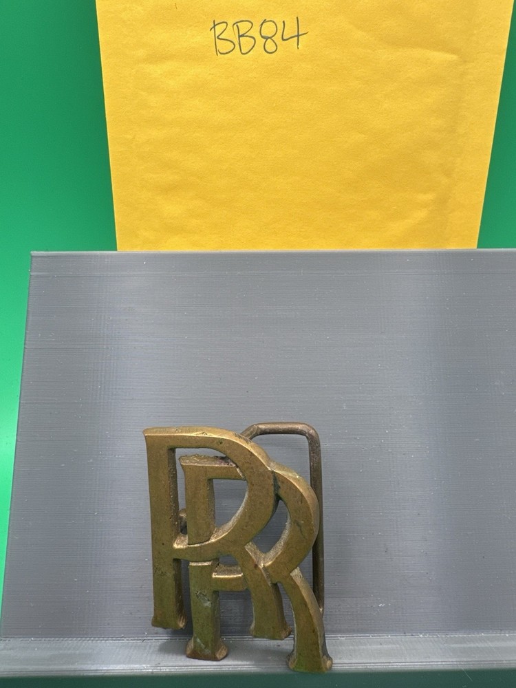 Rolls Royce belt buckle vintage