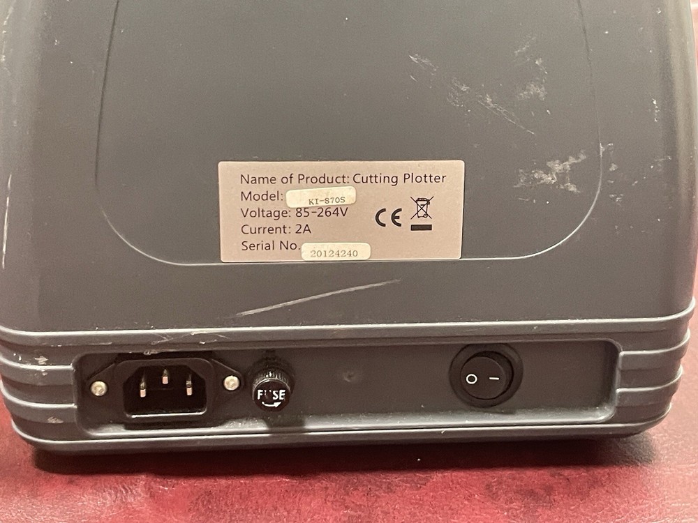 Cutter Plotter 34” Vinyl Cutting Printing Machine Model KI-870S Tested Used Work