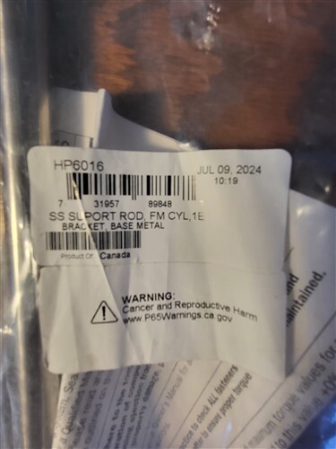 Seastar Solutions Support Rodf/M O/B Cyl 730229 HP6016