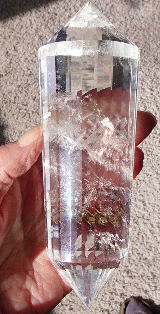 Clear Quartz Vogel 24-sided Crystal - v2002
