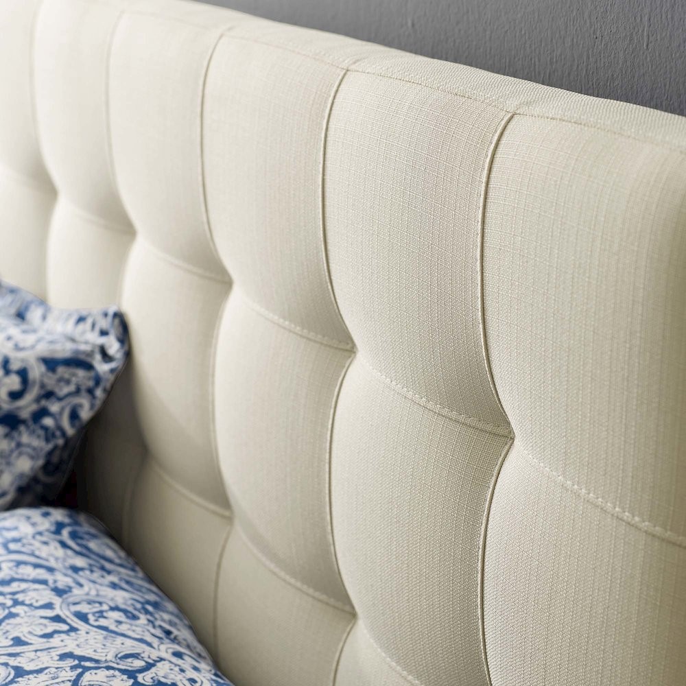Lily Upholstered Fabric Queen Headboard