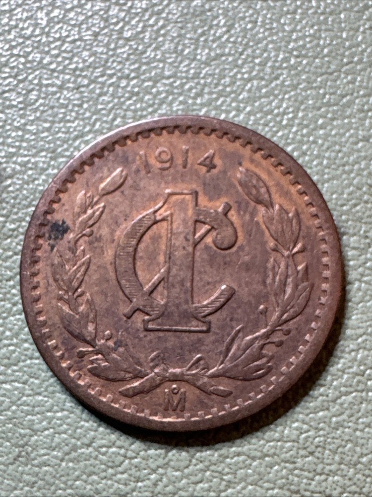 1914 Mexico 1 One Centavo - KM# 415